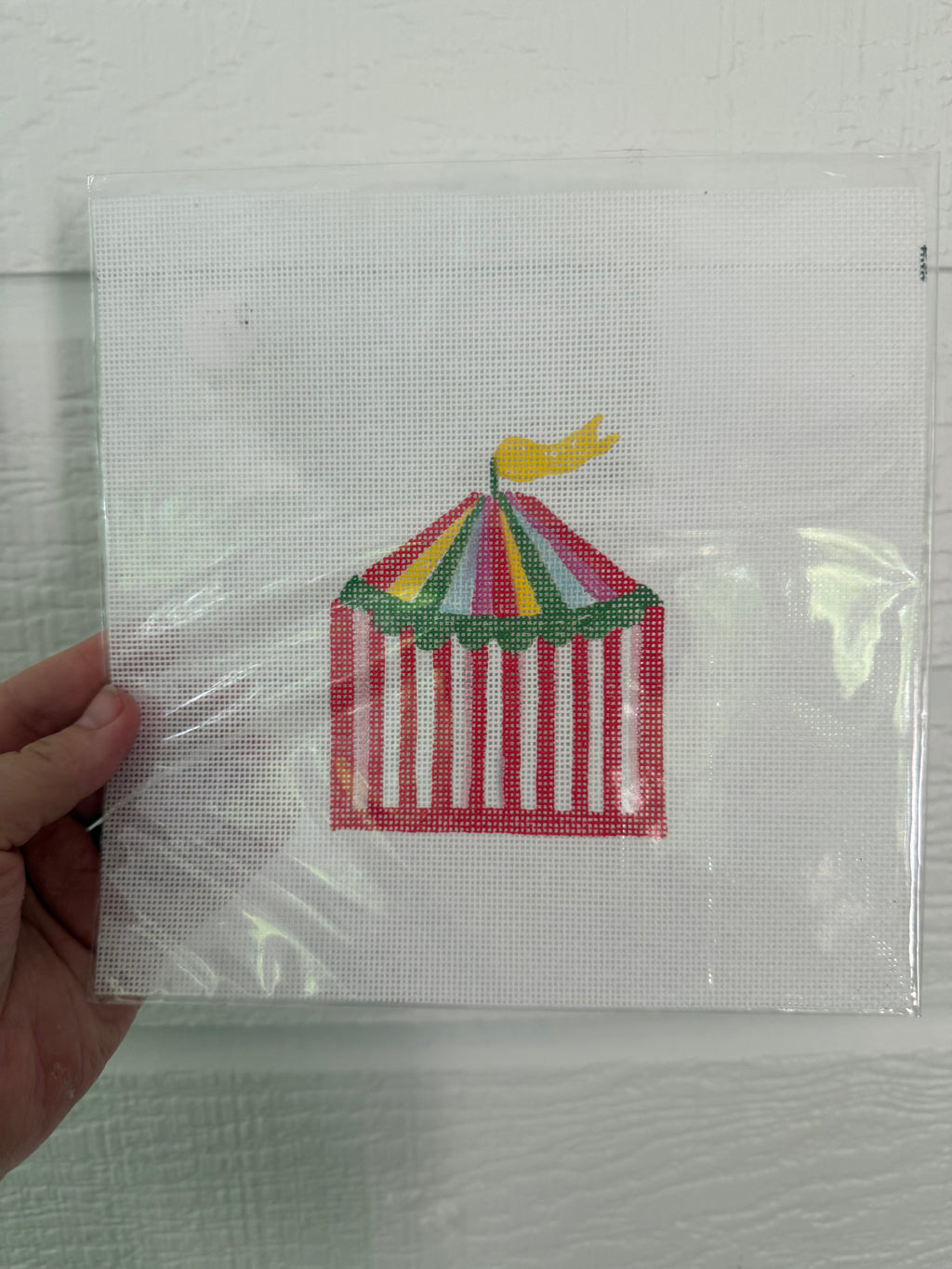 Bailey Made Art Co Carnival Tent- Needlepoint Canvas needlepoint