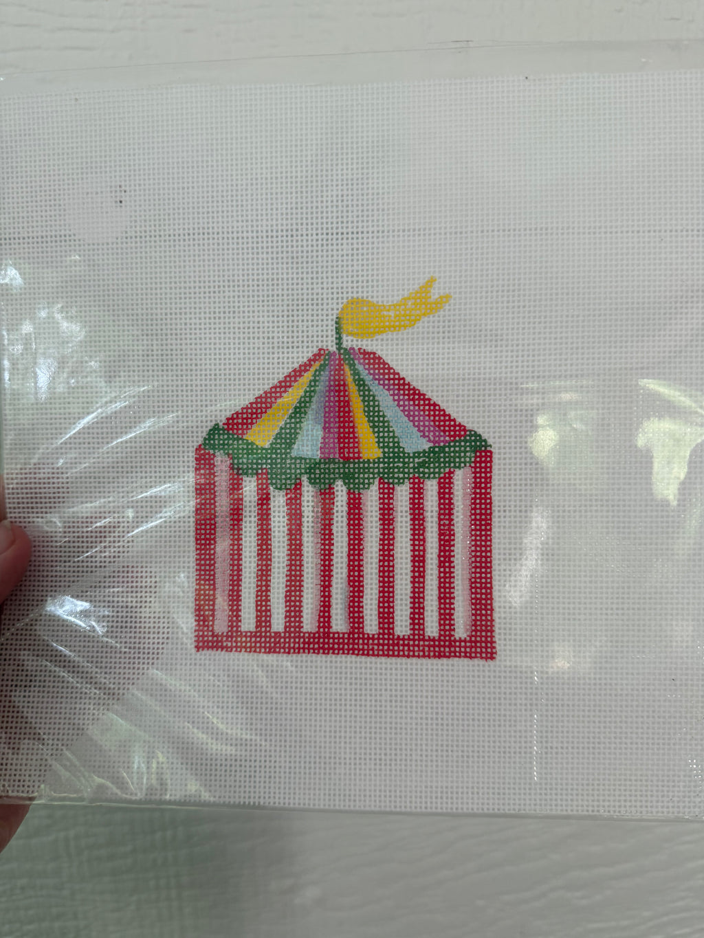 Bailey Made Art Co Carnival Tent- Needlepoint Canvas needlepoint