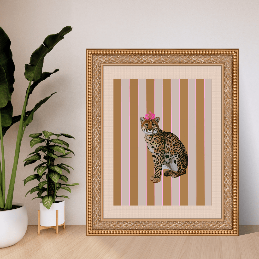 Bailey Made Art Co Cheetahliscious Art Print Art