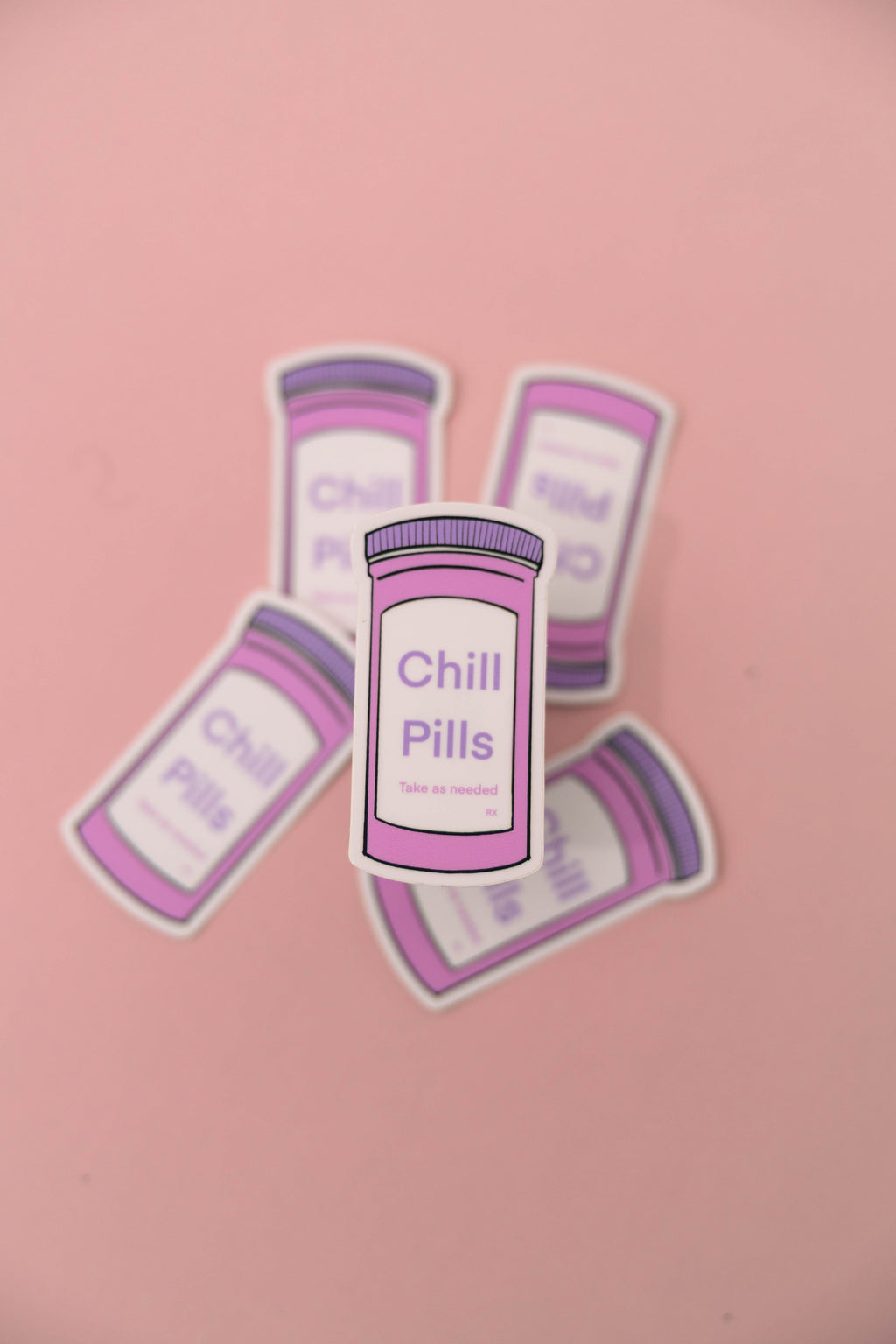 Bailey Made Art Co Chill Pills Vinyl Sticker Sticker