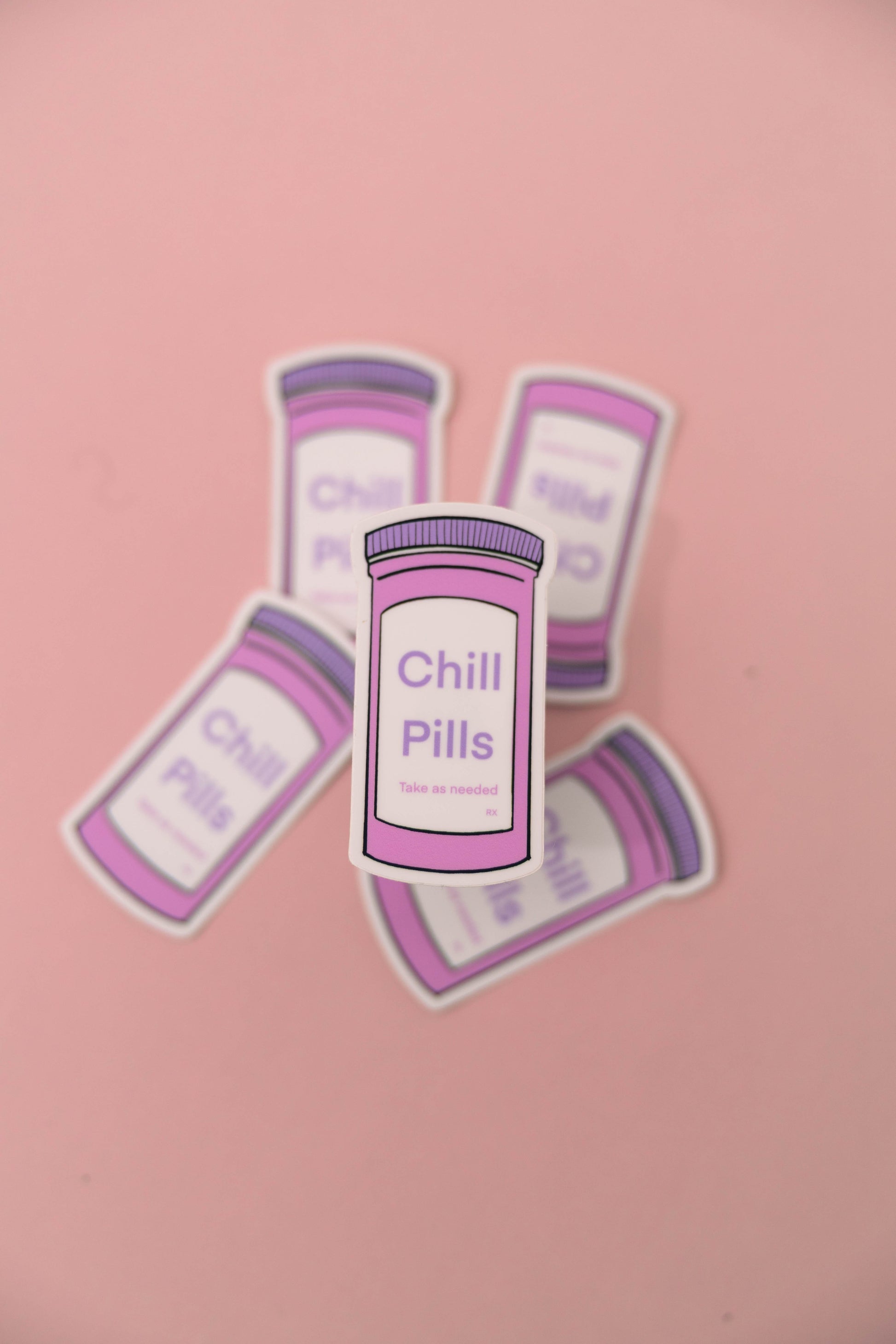 Bailey Made Art Co Chill Pills Vinyl Sticker Sticker