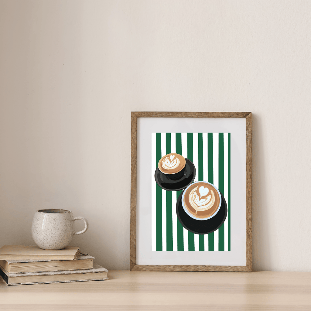 Bailey Made Art Co Coffee Club Art Print Art