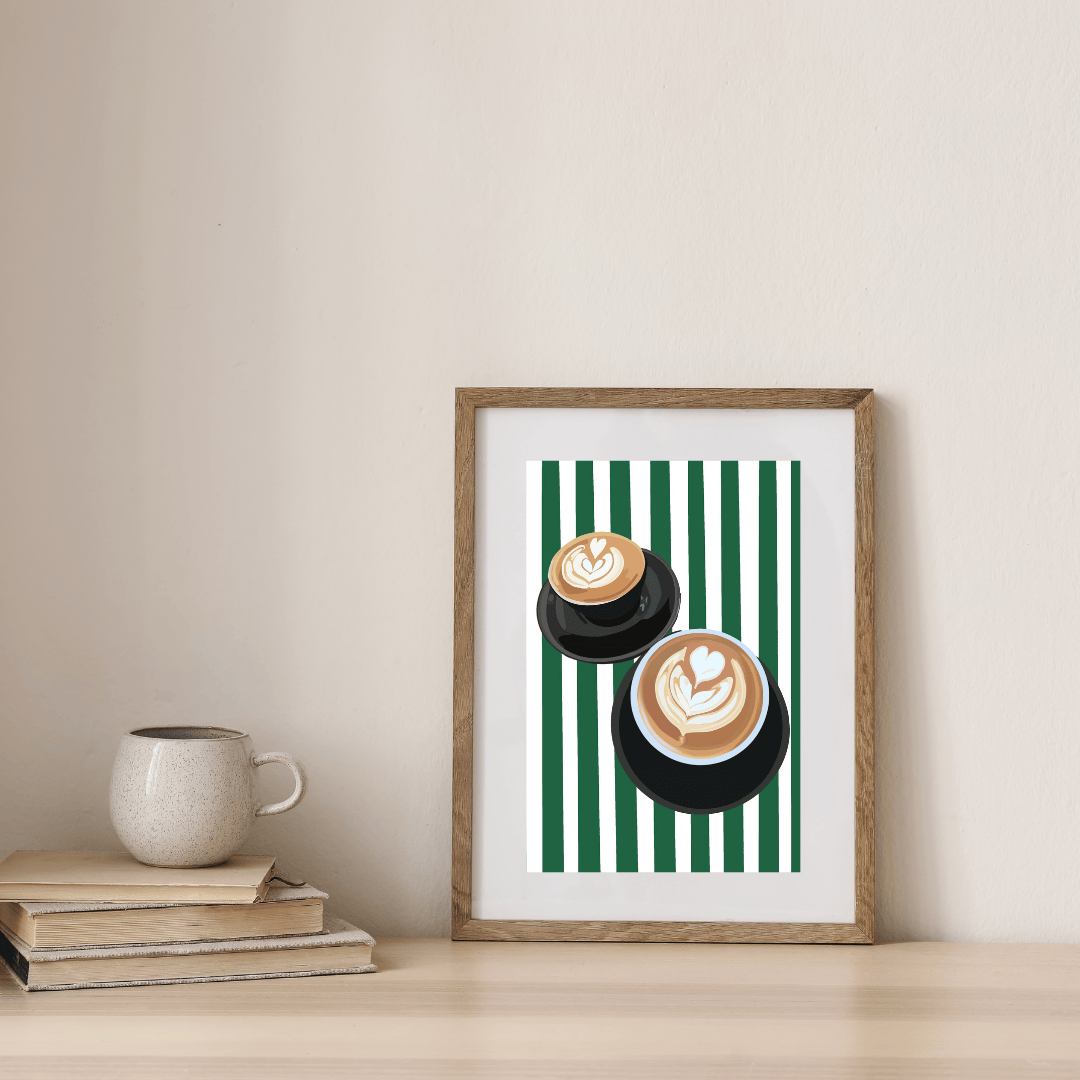 Bailey Made Art Co Coffee Club Art Print Art