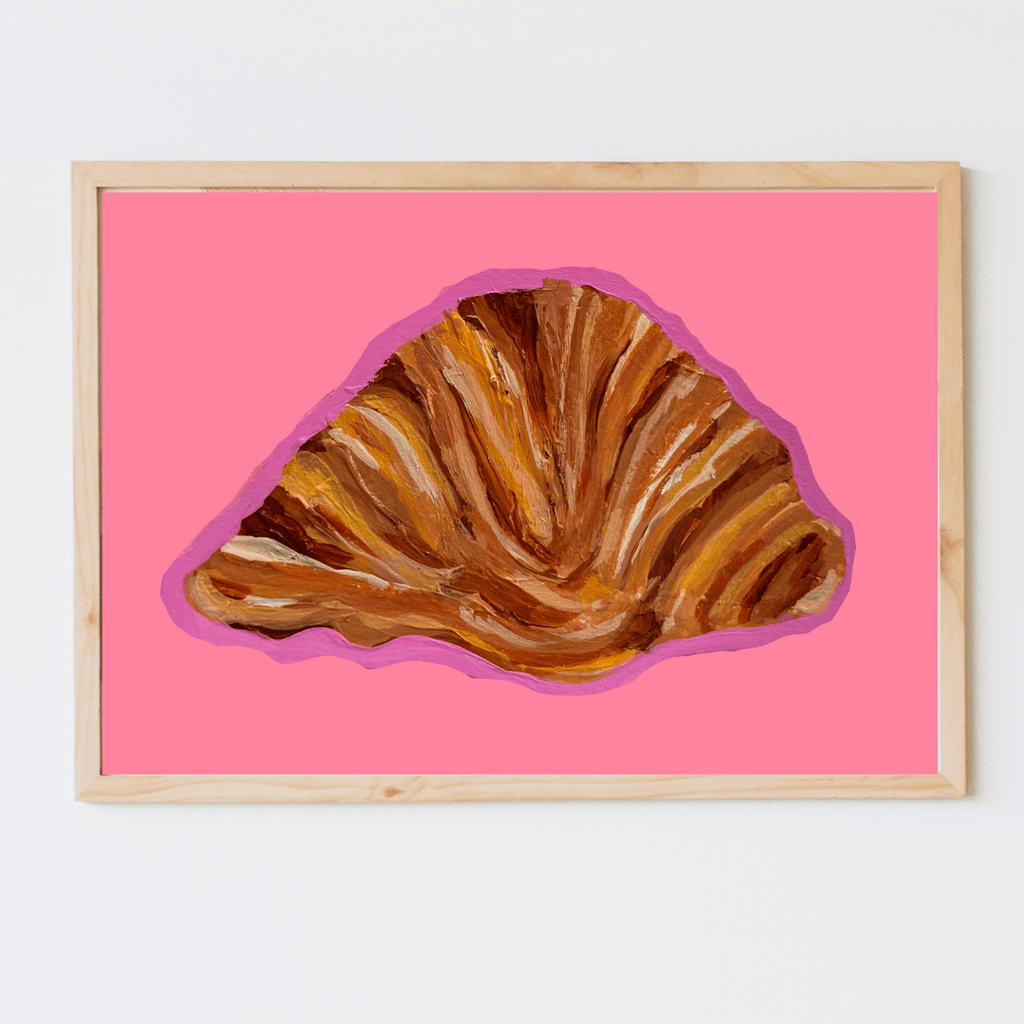 Bailey Made Art Co Croissant Lover Art Print Art