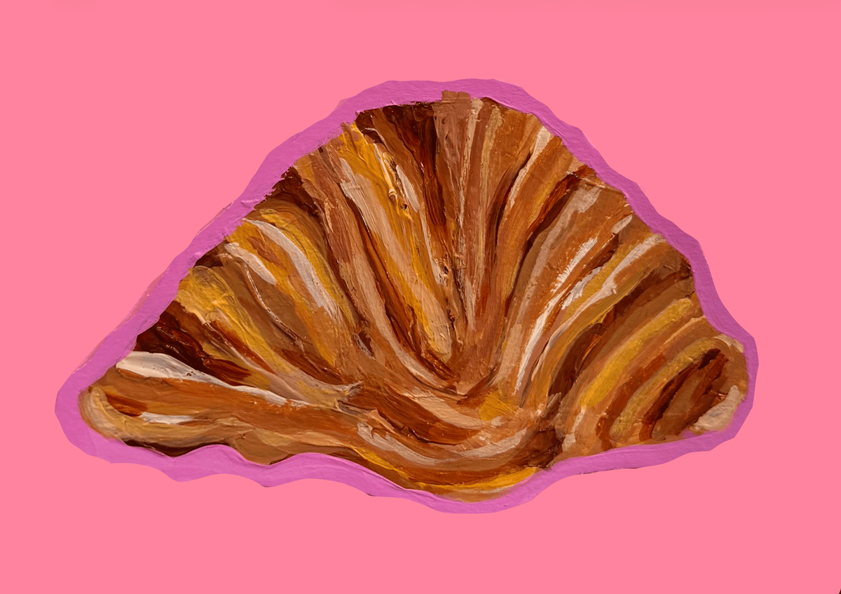 Bailey Made Art Co Croissant Lover Art Print Art