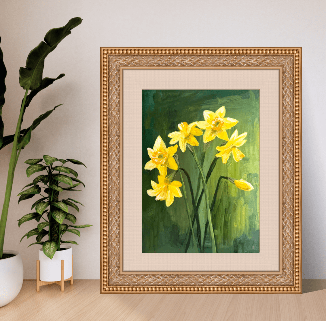 Bailey Made Art Co Daffodils in Bloom Series 2 Art