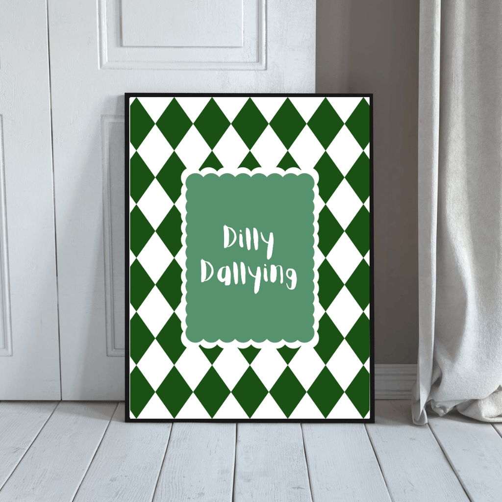 Bailey Made Art Co Dilly Dally Art Print Art