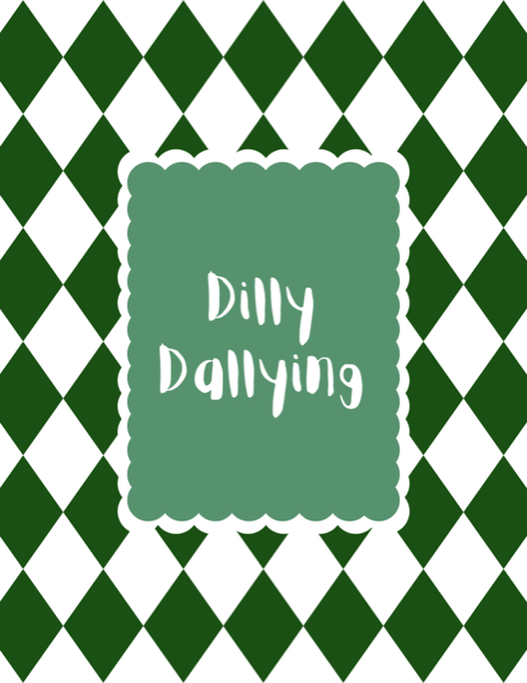 Bailey Made Art Co Dilly Dally- Green Art