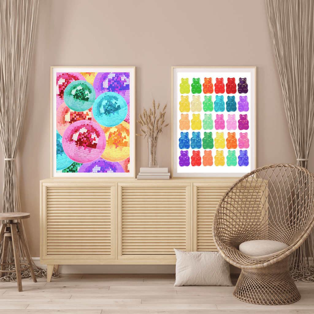 Bailey Made Art Co Disco Party Art Print Art
