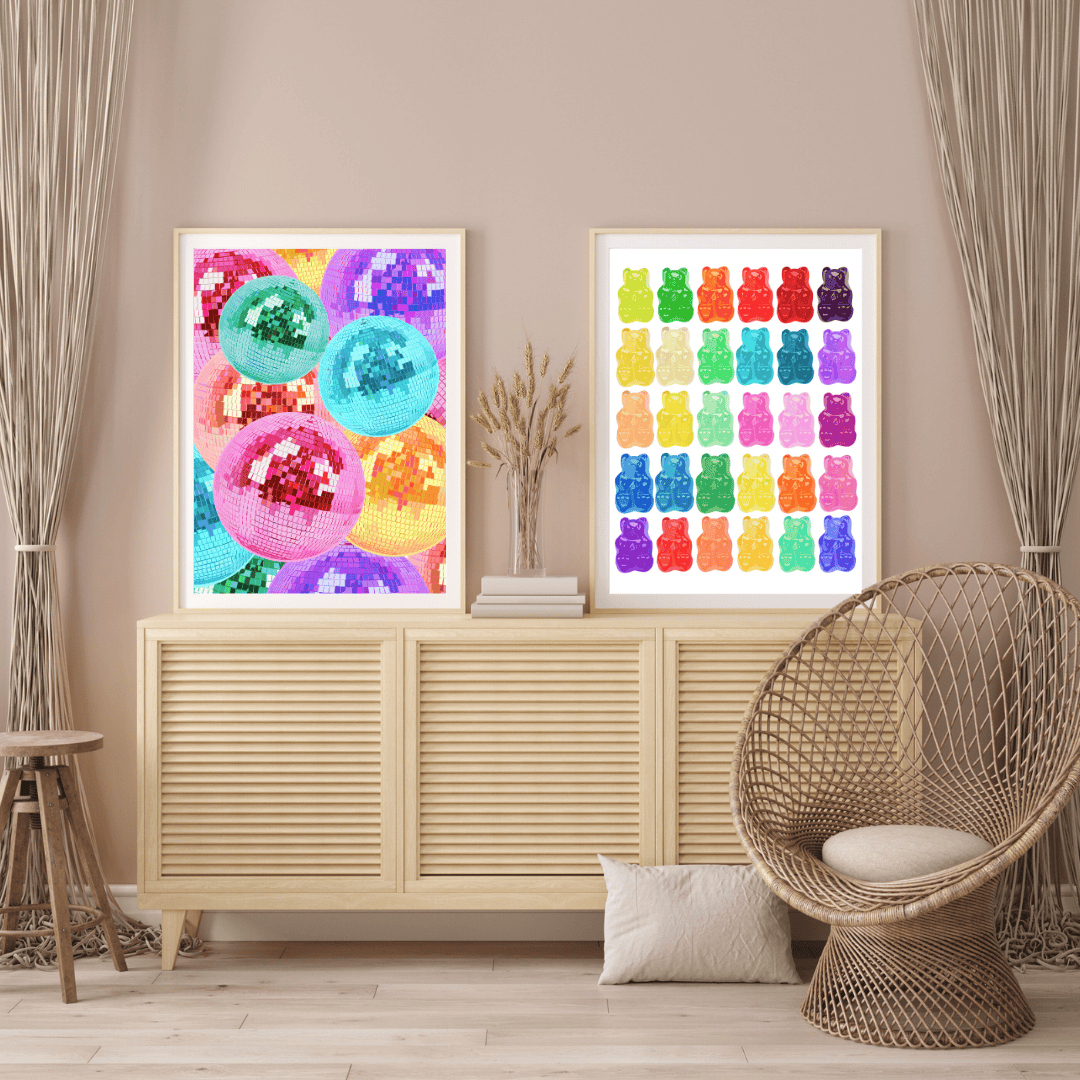 Bailey Made Art Co Disco Party Art Print Art