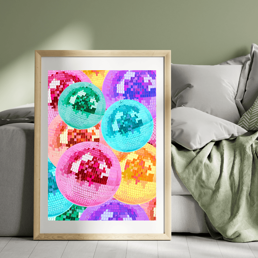 Bailey Made Art Co Disco Party Art Print Art