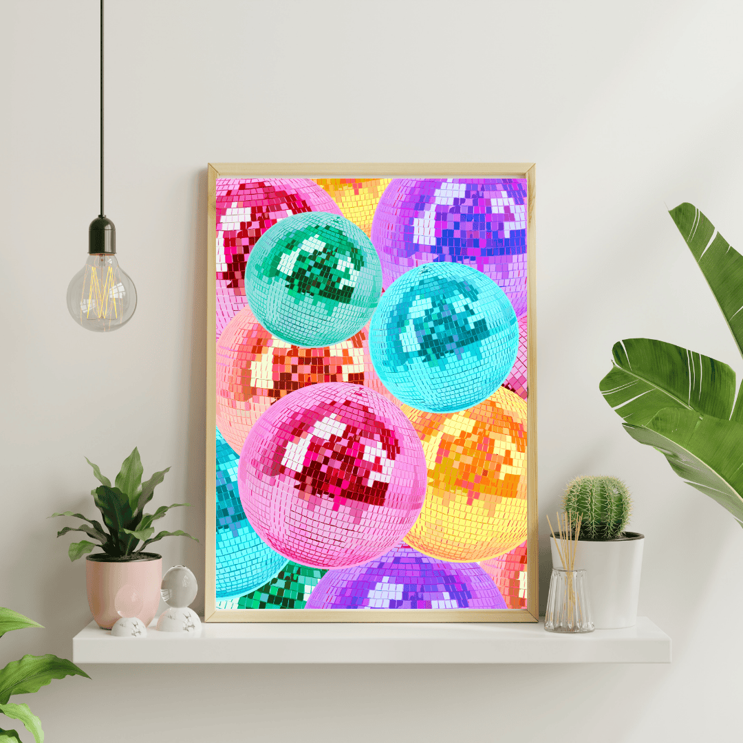 Bailey Made Art Co Disco Party Art Print Art