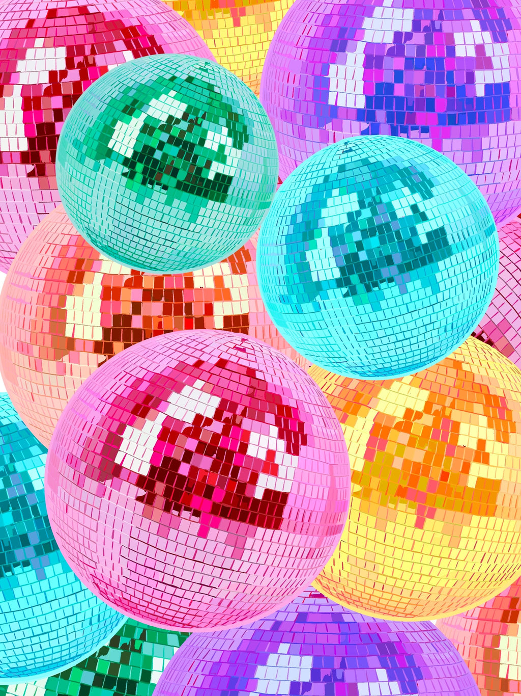 Bailey Made Art Co Disco Party Art Print Art