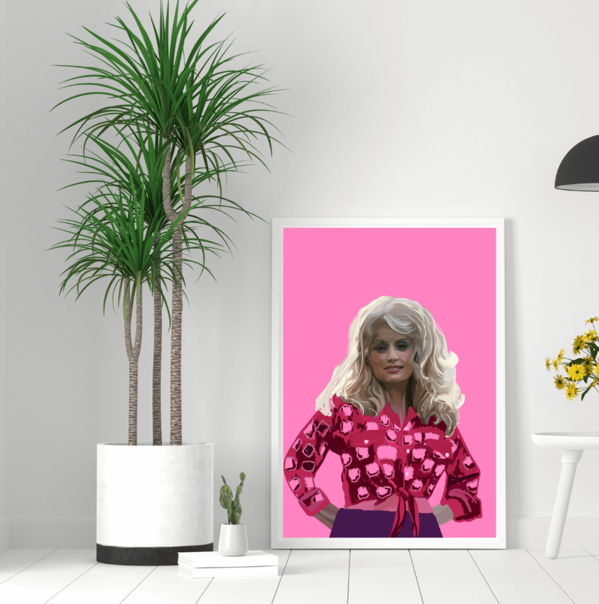 Bailey Made Art Co Dolly Parton Art Print Art
