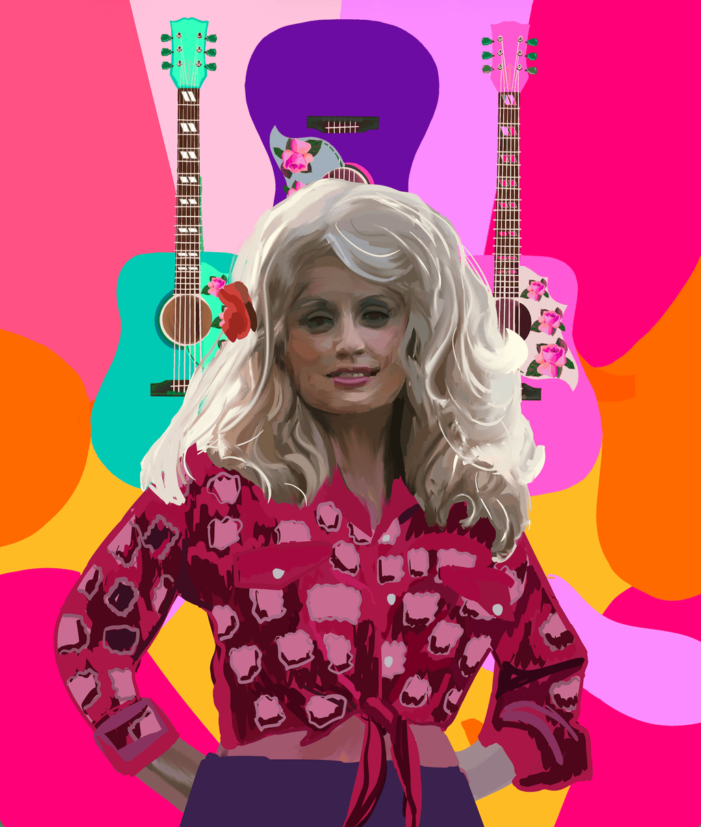 Bailey Made Art Co Dolly Parton Art Print Art