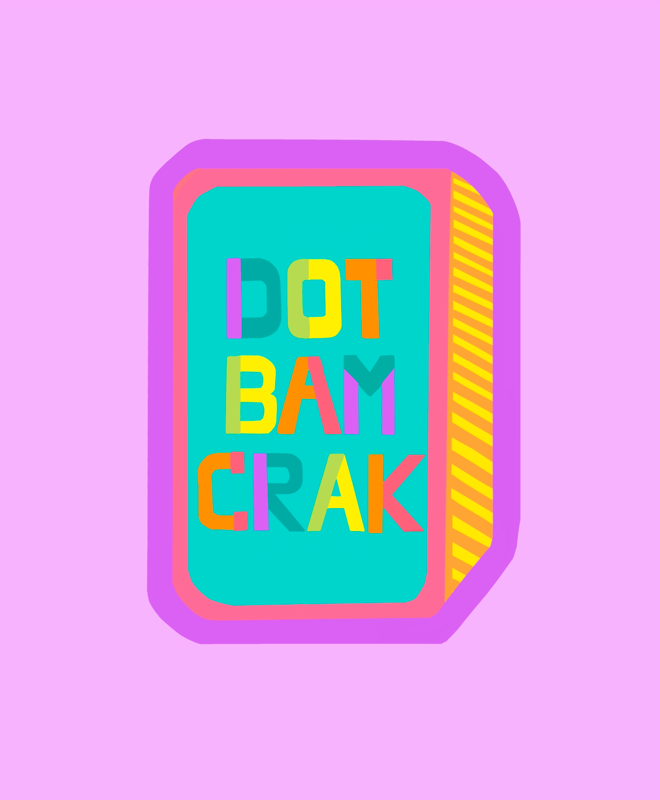 Bailey Made Art Co Dot Bam Crak Mahjong Art Print Art