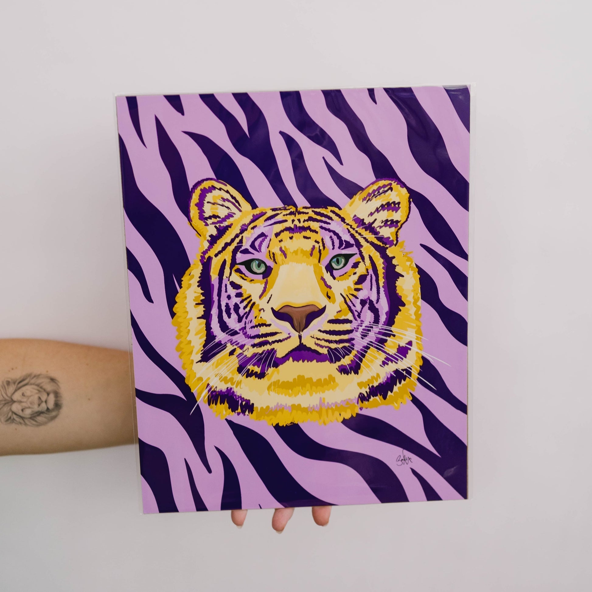 Bailey Made Art Co Eye of the Tiger Art Print Art
