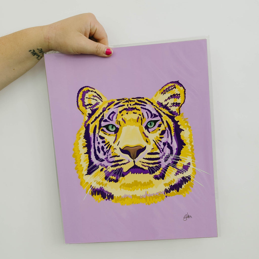 Bailey Made Art Co Eye of the Tiger Art Print Art