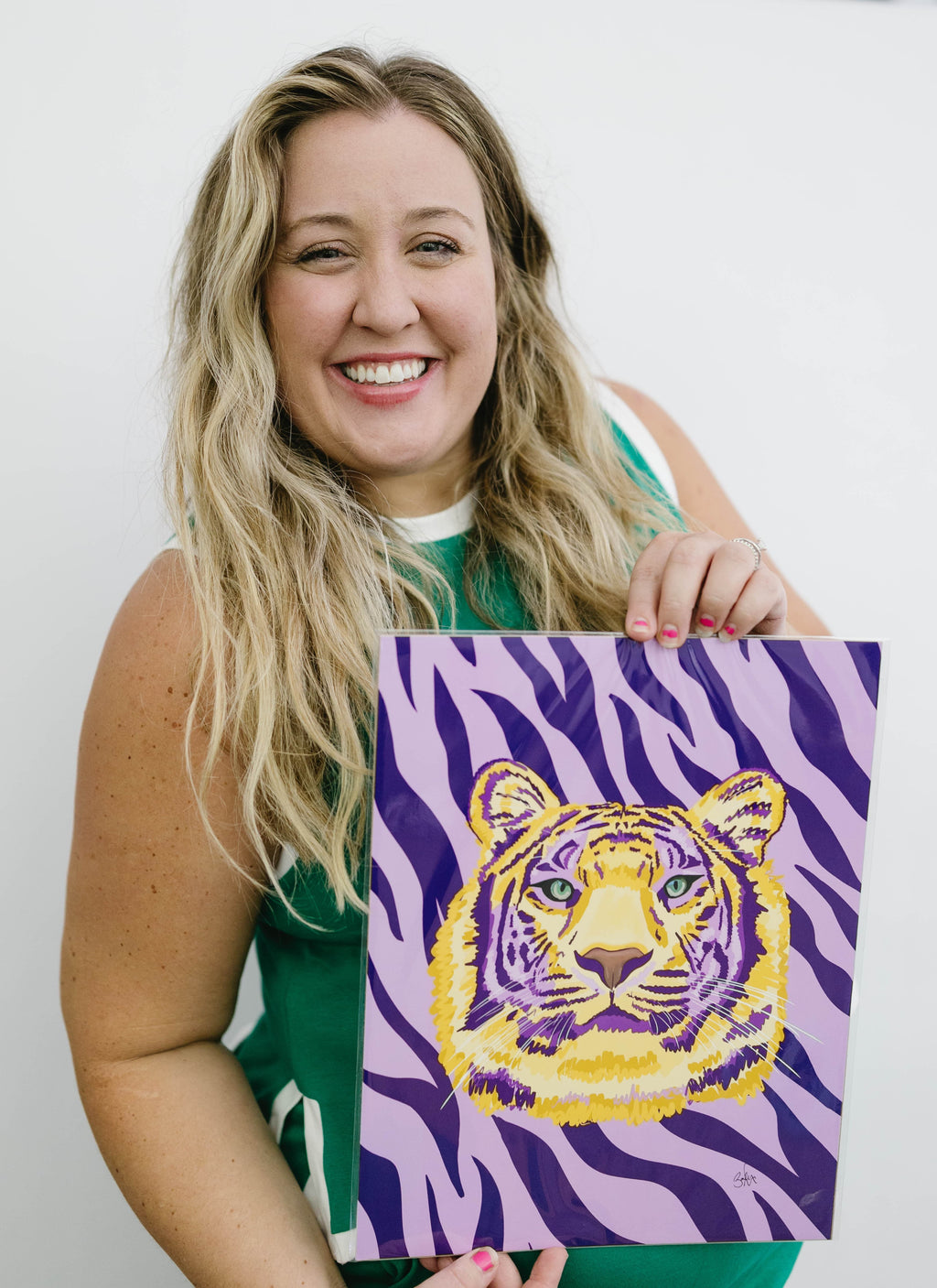 Bailey Made Art Co Eye of the Tiger Art Print Art
