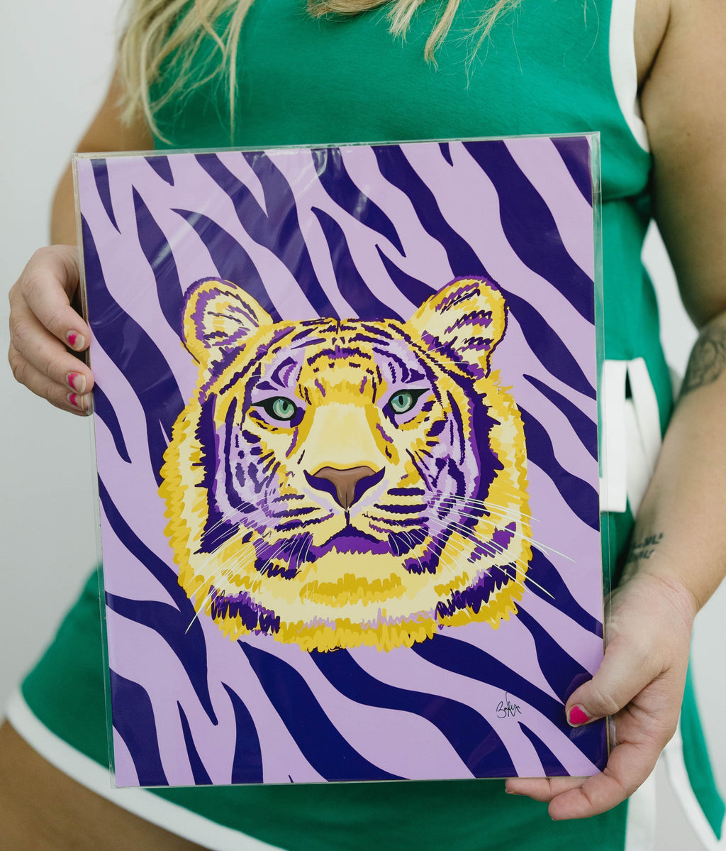 Bailey Made Art Co Eye of the Tiger Art Print Art