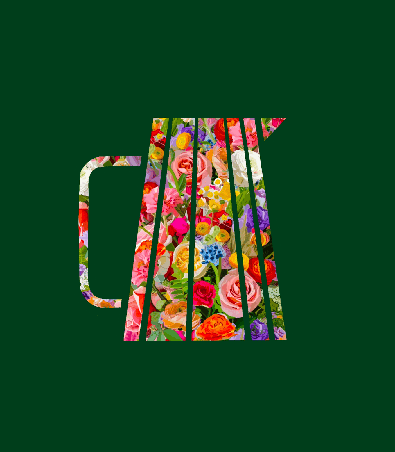 Bailey Made Art Co Flora and Roast Coffee Pitcher Art Print Art