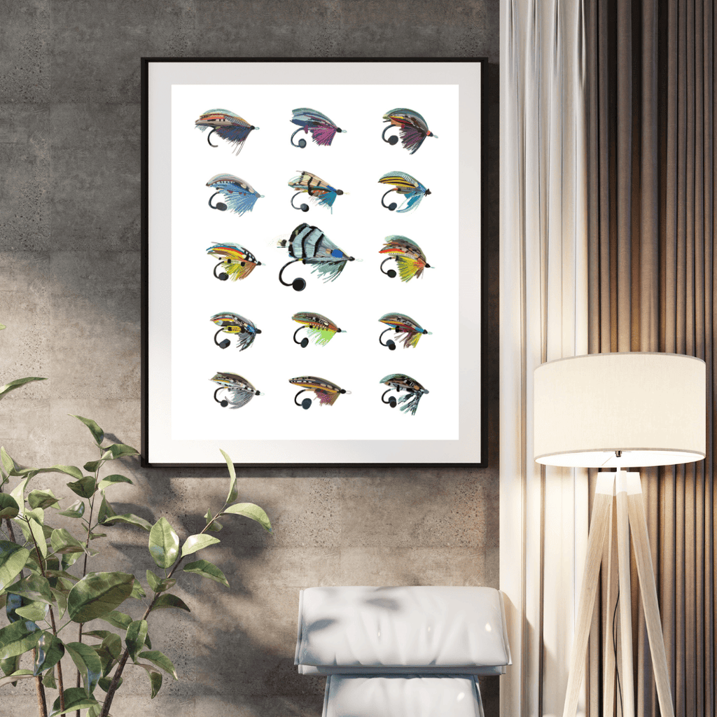 Bailey Made Art Co Fly Fishing Art Print Art