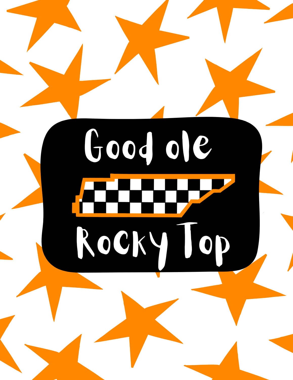 Bailey Made Art Co Good Ole Rocky Top- TN Print Art
