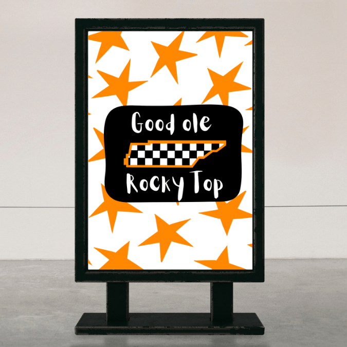 Bailey Made Art Co Good Ole Rocky Top- TN Print Art