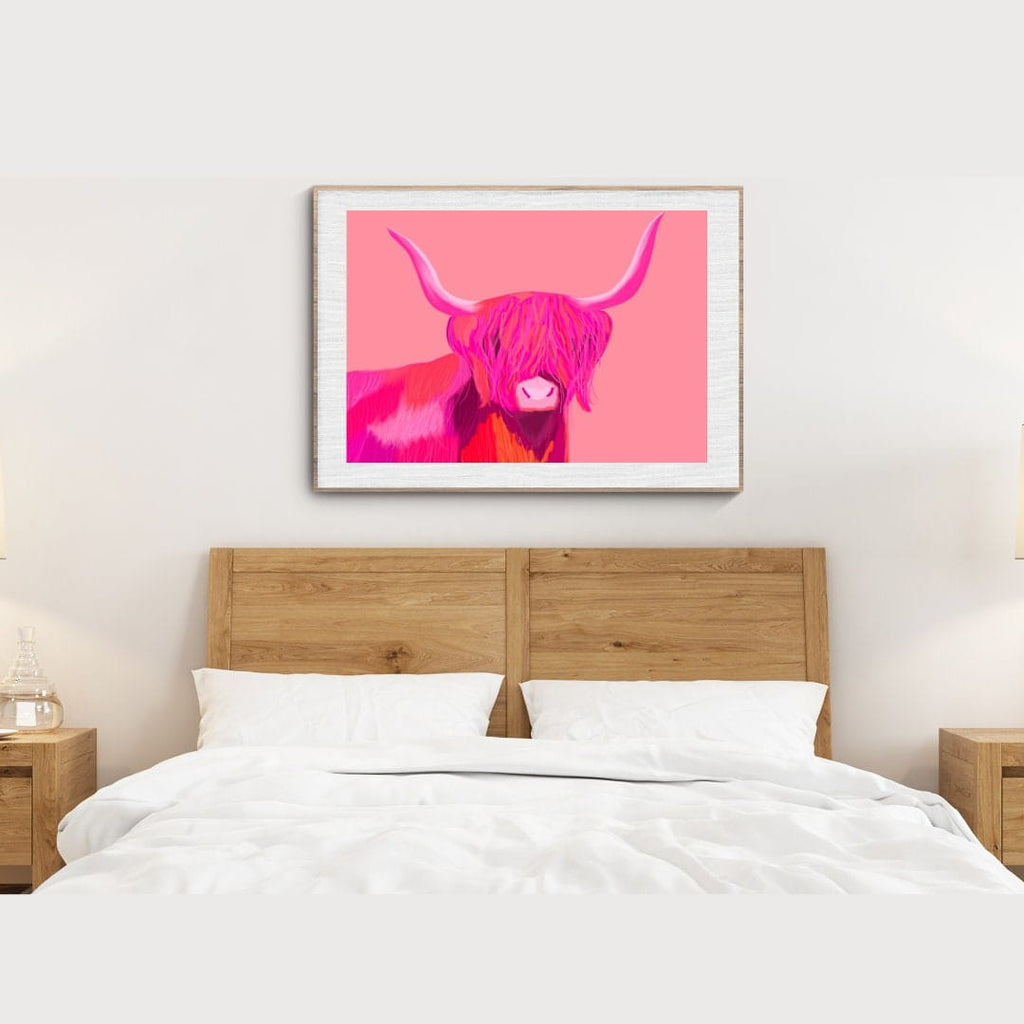 Bailey Made Art Co Highland Cow "Harry Heffer" Art Print Art