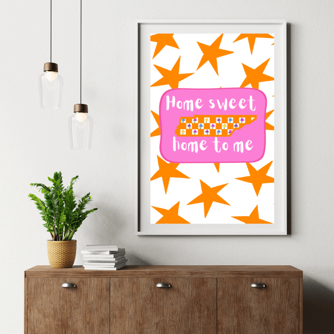 Bailey Made Art Co Home Sweet Home TN Art Print Art
