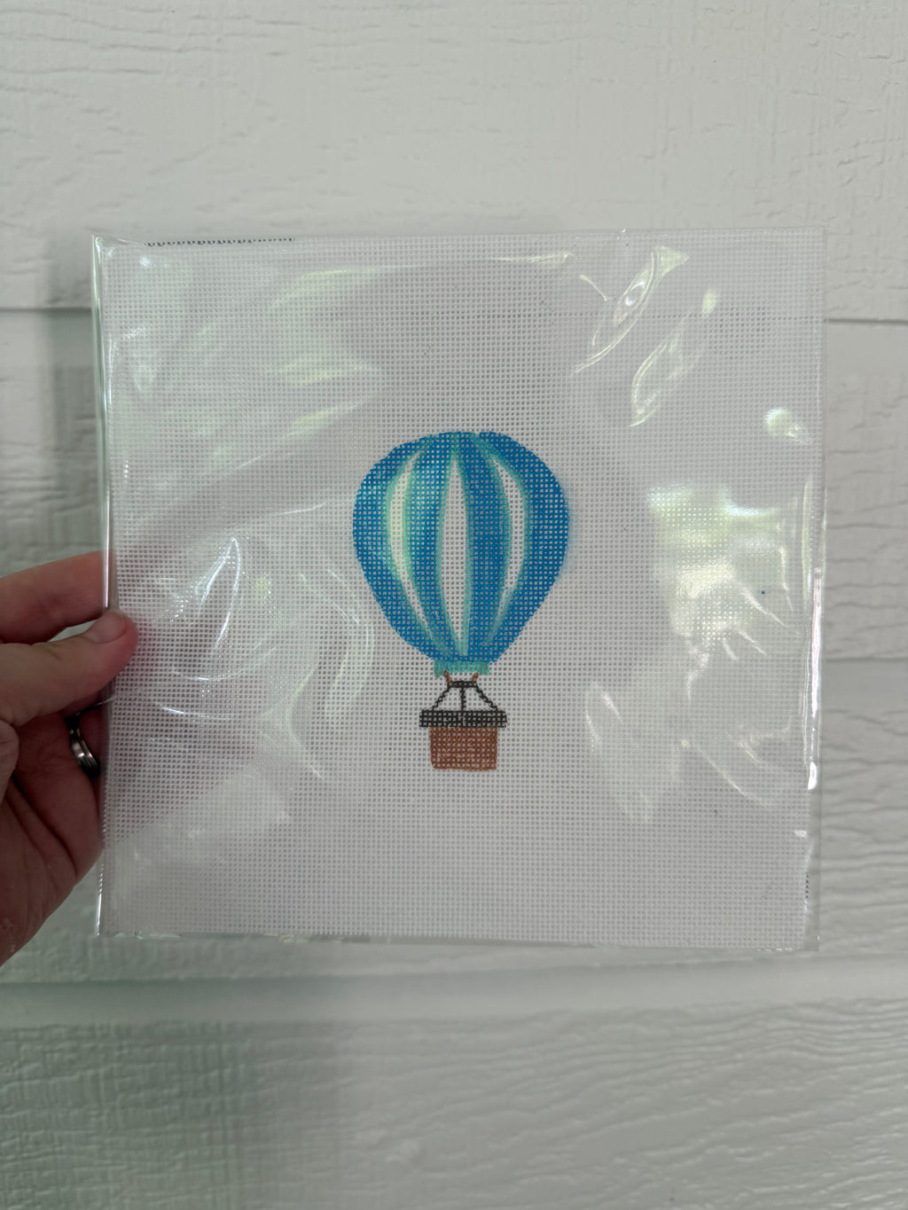 Bailey Made Art Co Hot Air Balloon- Needlepoint Canvas needlepoint