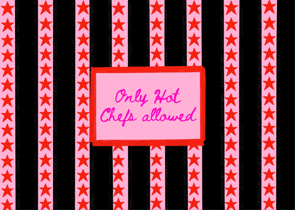 Bailey Made Art Co Hot Chefs Only Art Print Art