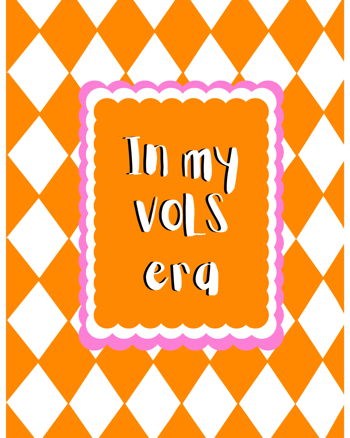 Bailey Made Art Co In My Vols Era Art Print Art