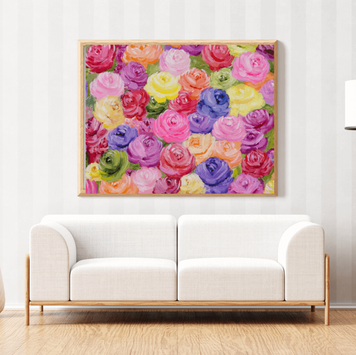 Bailey Made Art Co Khladeiscope of Roses Art Print Art