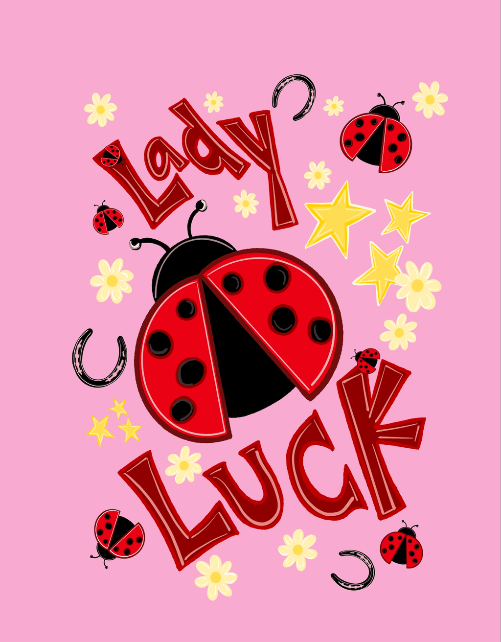 Bailey Made Art Co Lady Luck Art Print Art