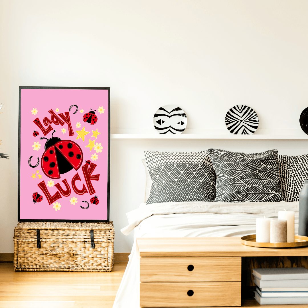 Bailey Made Art Co Lady Luck Art Print Art