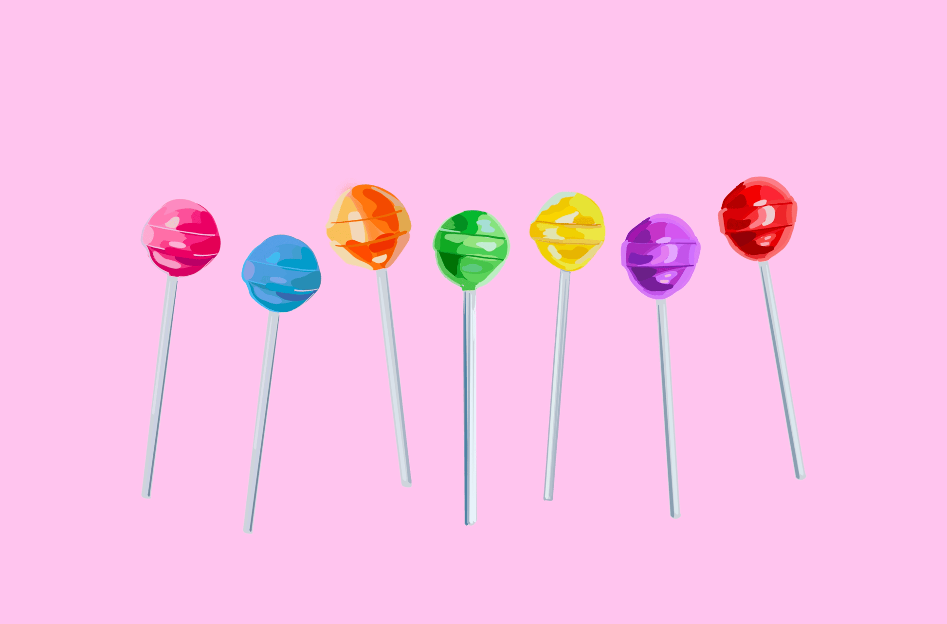 Bailey Made Art Co Lollipops Art Print Art