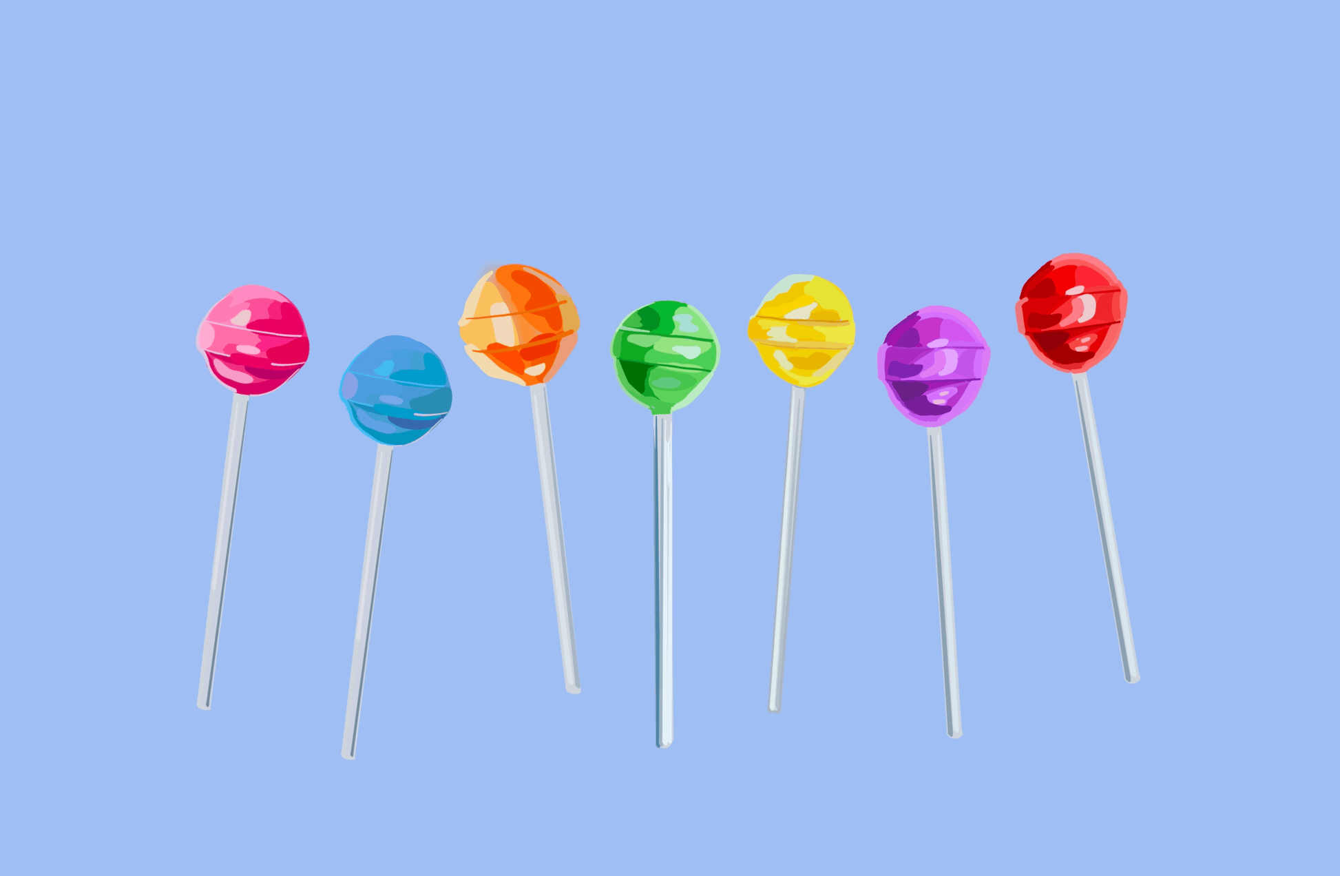 Bailey Made Art Co Lollipops Art Print Art