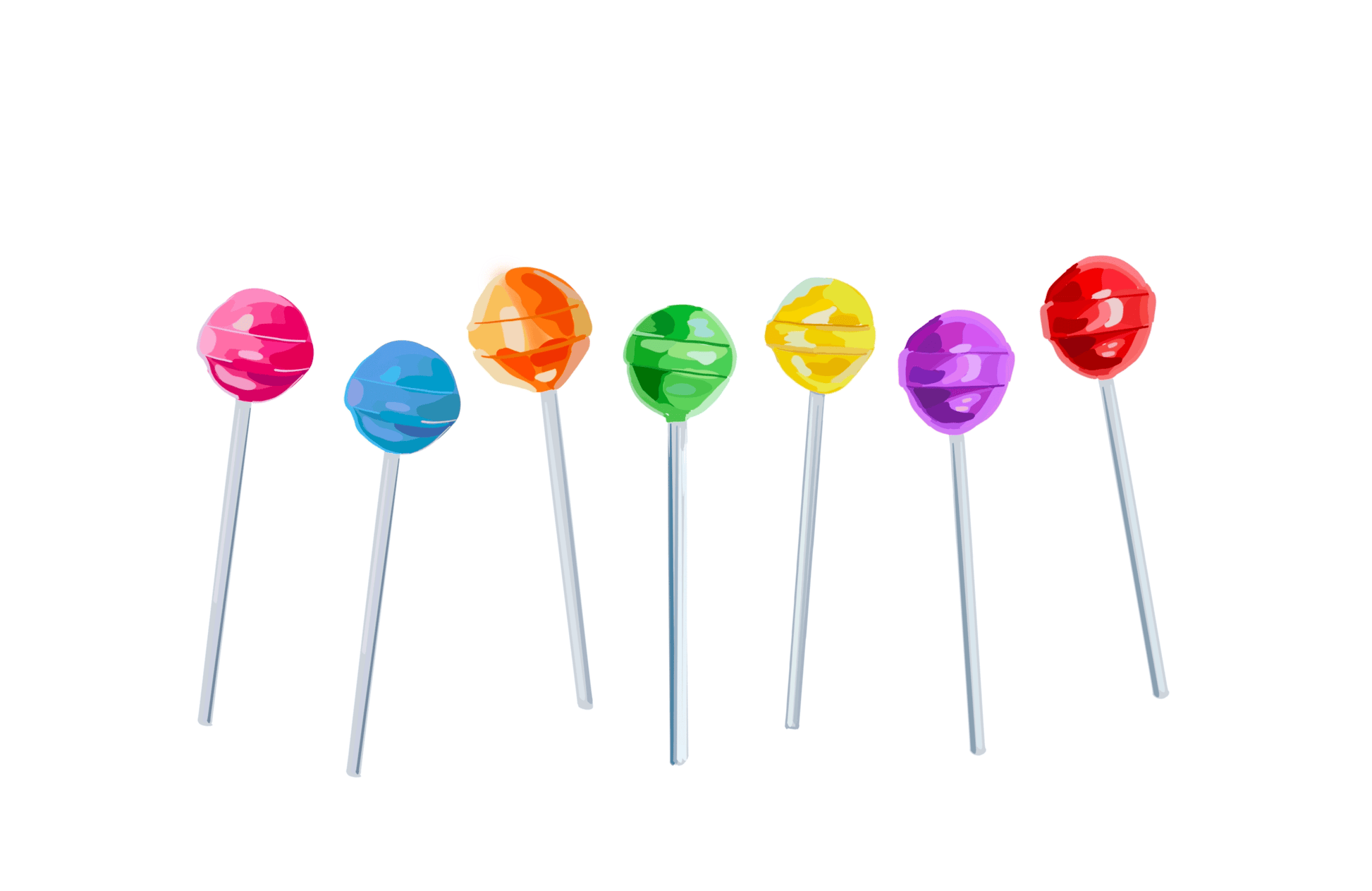 Bailey Made Art Co Lollipops Art Print Art