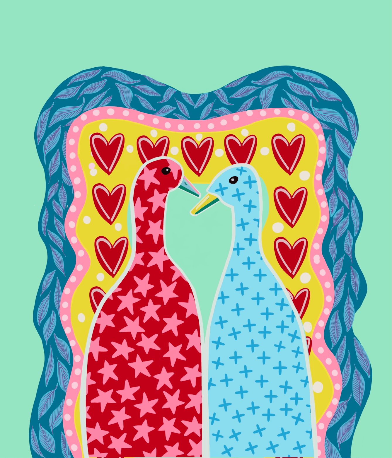 Bailey Made Art Co Lucky Ducks Art Print Art