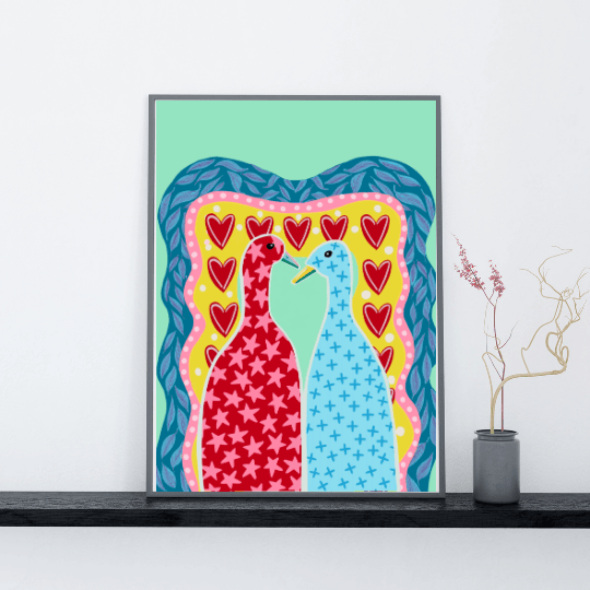 Bailey Made Art Co Lucky Ducks Art Print Art