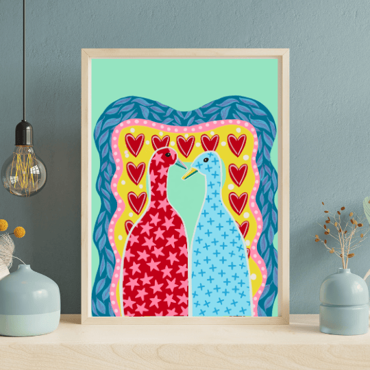 Bailey Made Art Co Lucky Ducks Art Print Art