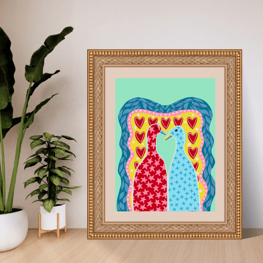 Bailey Made Art Co Lucky Ducks Art Print Art