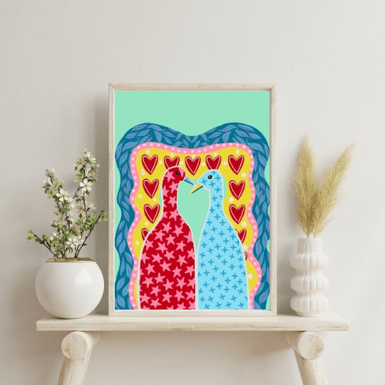 Bailey Made Art Co Lucky Ducks Art Print Art