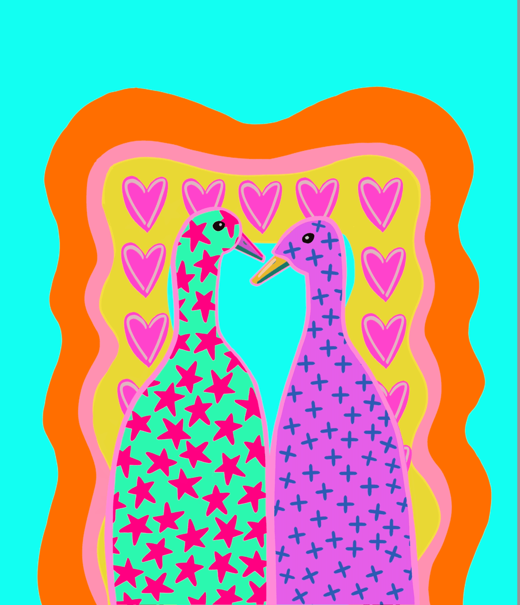 Bailey Made Art Co Lucky Ducks Art Print Art