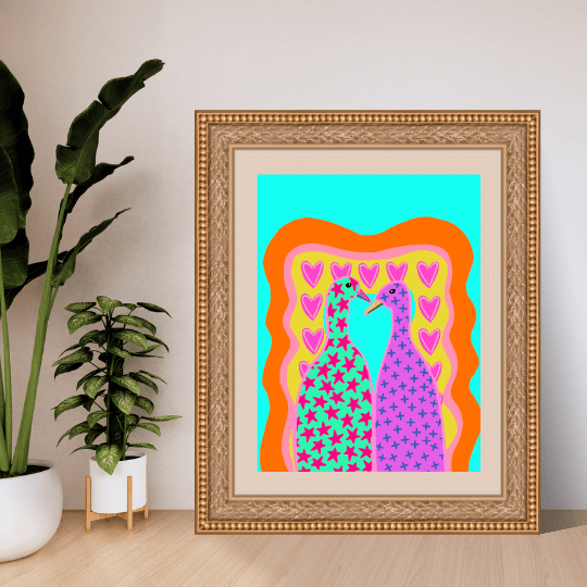 Bailey Made Art Co Lucky Ducks Art Print Art
