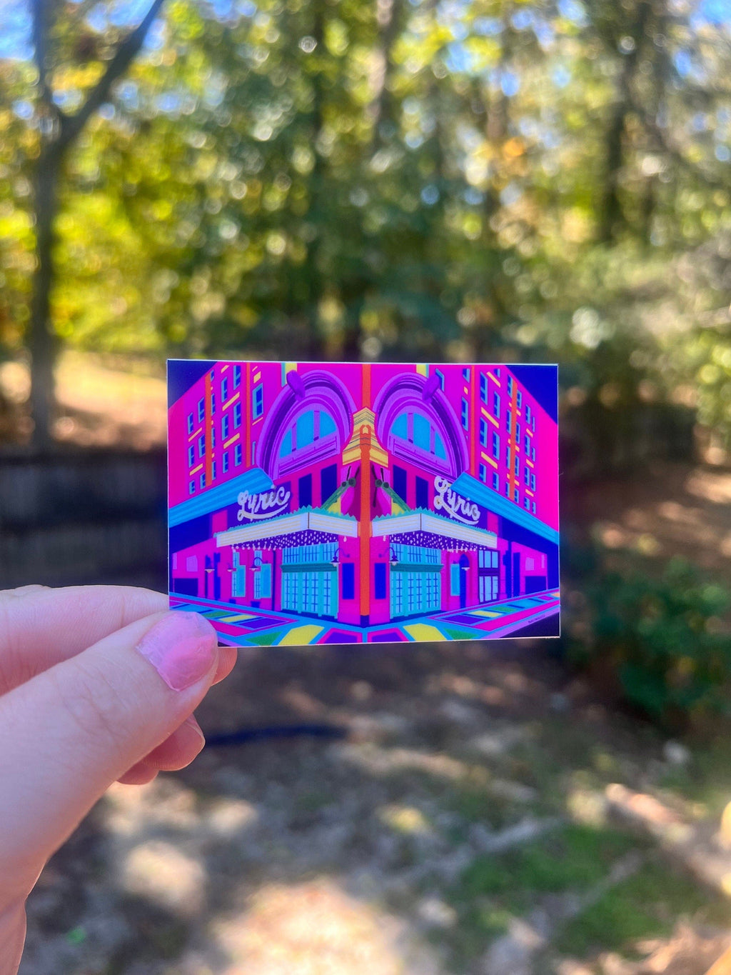 Bailey Made Art Co Lyric Theater Sticker Sticker