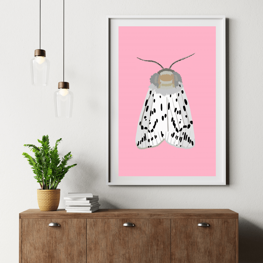 Bailey Made Art Co Miss Dotty Moth Art Print Art