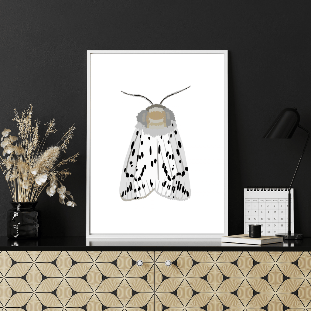 Bailey Made Art Co Miss Dotty Moth Art Print Art