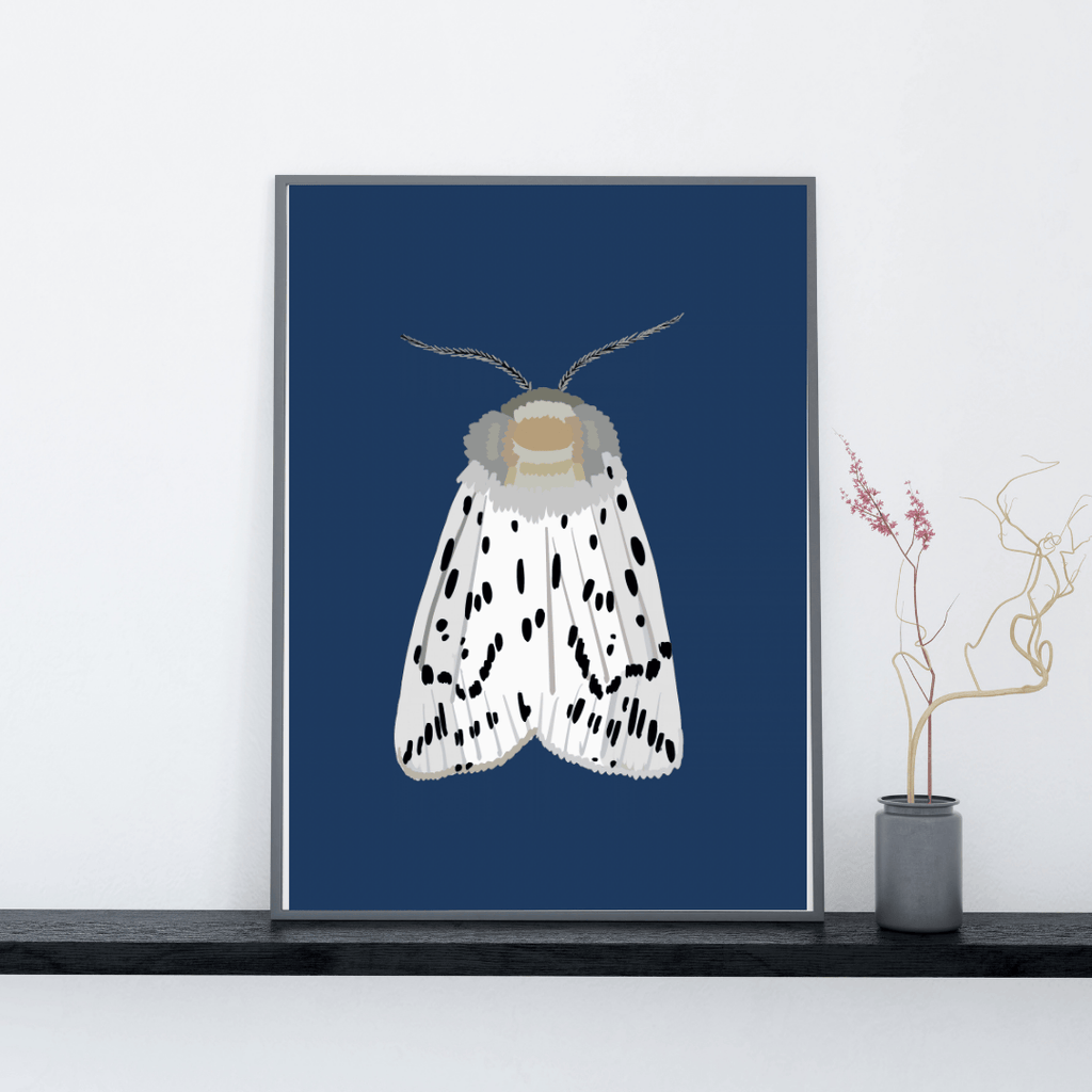 Bailey Made Art Co Miss Dotty Moth Art Print Art